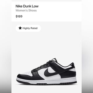 Nike Womens Dunk Low DD1503-101 White Casual Shoes Sneakers Size 8